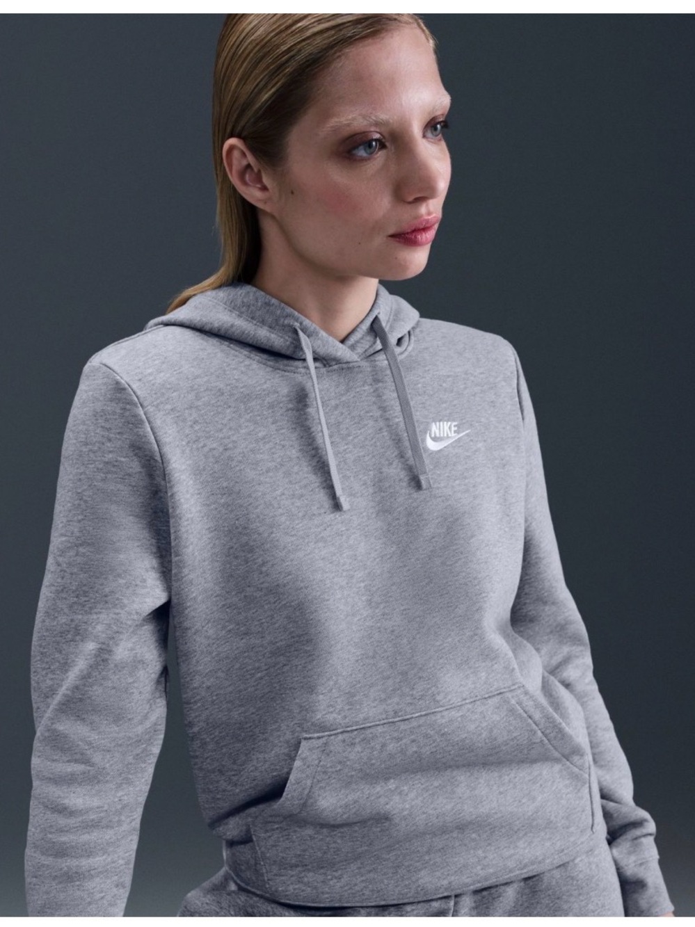 Nike Women's Grey Hoodie Small